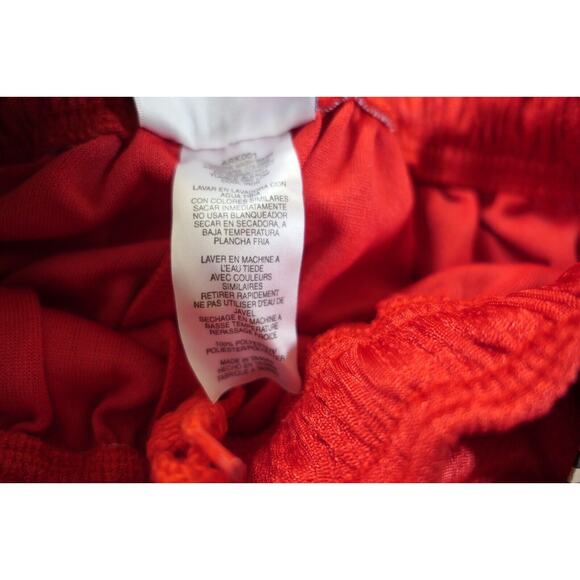 NWT Vintage Y2K 90s ADIDAS Soccer TREVISO Polyester Men's Red Shorts Medium - Picture 7 of 11